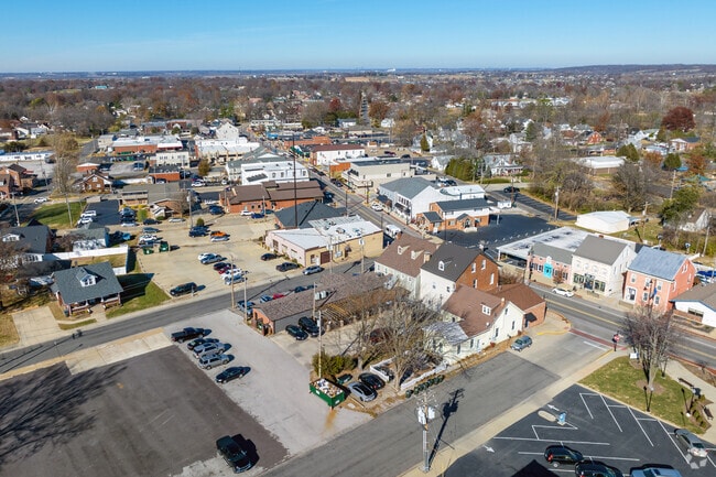 There are few chain businesses in town, which instead is dominated by locally run establishments.