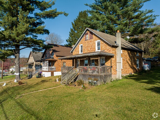 Each of Snow Shoe's villages has a small area of more densely packed homes.