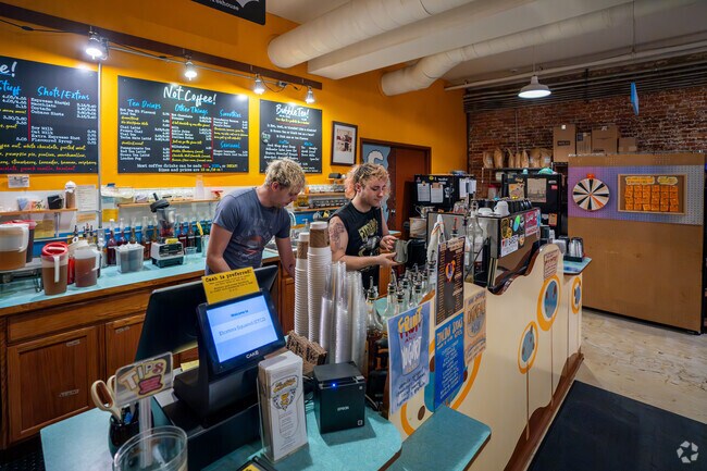 Etc. Coffee, not far from Carson Park, is a great place to start your morning.