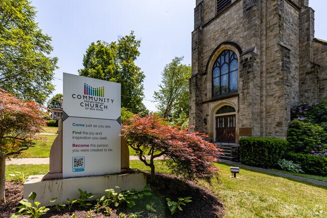 Ben Avon has amazing architecture from churches to homes.