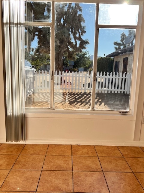 View of front yard from Living Room