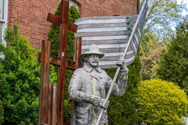 Heroes Among Us was a statue made to memorialize Firefighters of the 90's.
