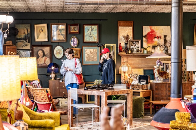 Lykke Haus offers vintage home goods in a cozy storefront in Talbot’s Corner.