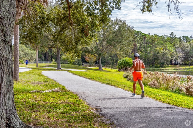Try the quiet multiuse trail at Walsingham Park for running or biking.