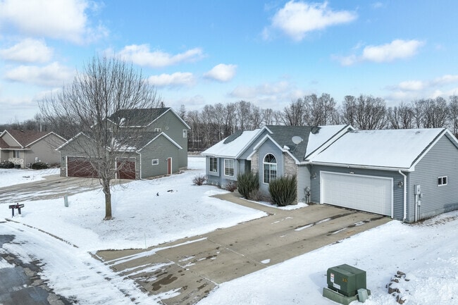 Ranch and two story homes co-mingle in most Owatonna neighborhoods.