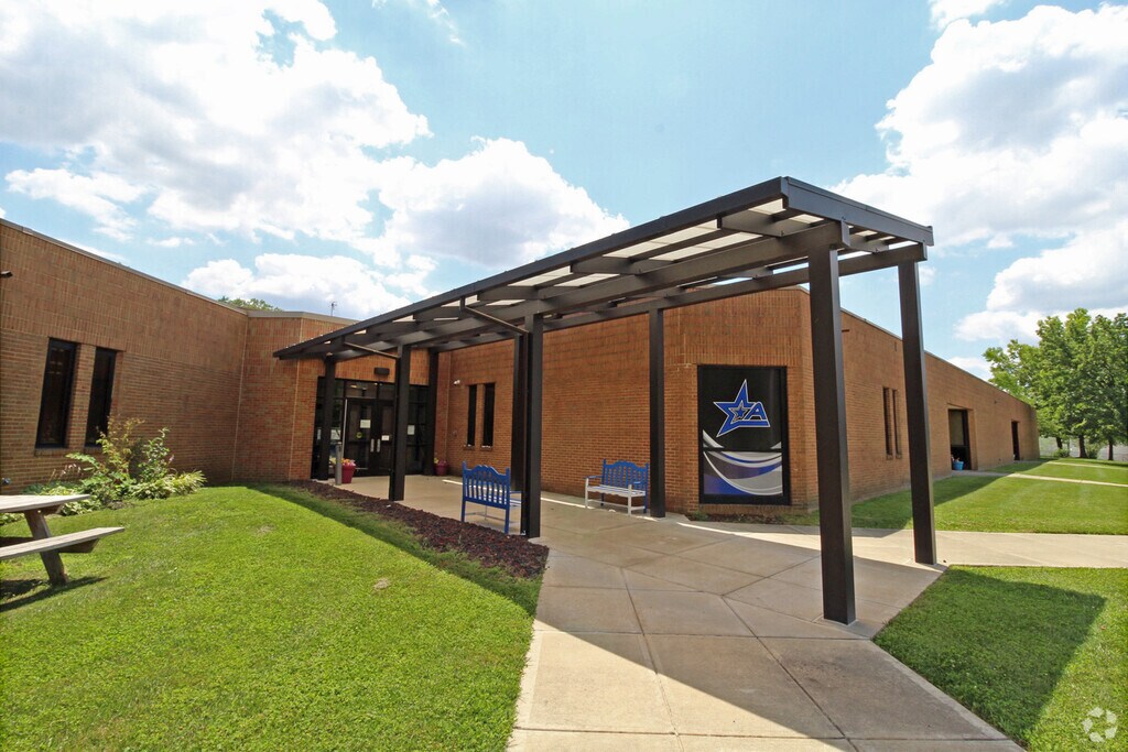 Adena Elementary School front entrance in Butler County.