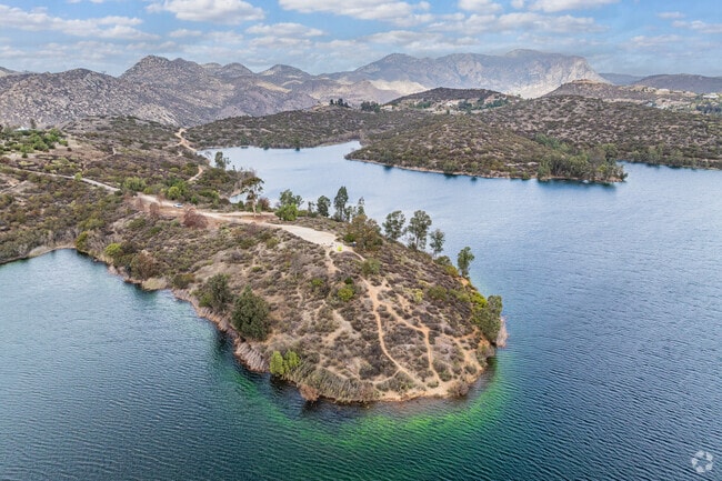 Lake Jennings offers incredible views of El Cajon Mountain.