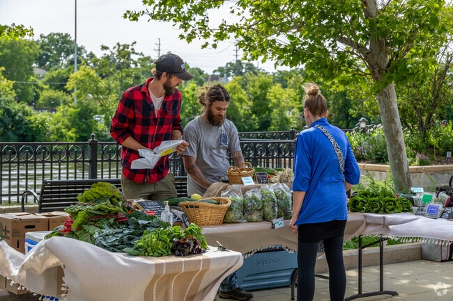 Downtown Elgin Market offers many local vendors over the summer to early Fall.