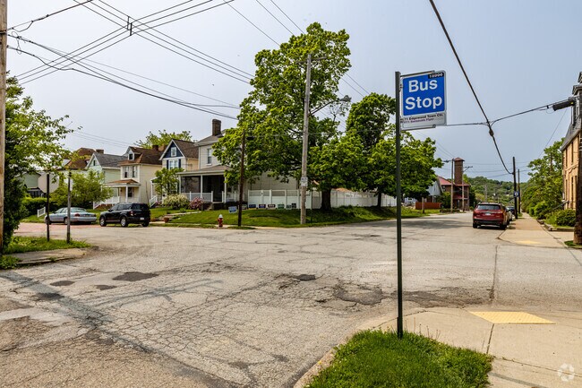 PRT bus stops are in Swisshelm Park giving you access to the whole city.