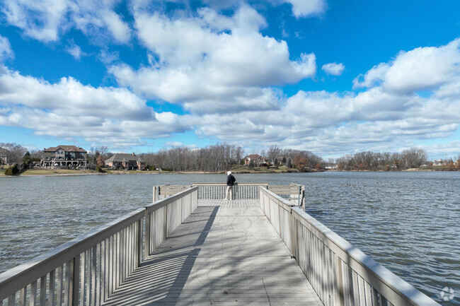 Residents of St. John enjoy spending time at the docks in Lake Hills.