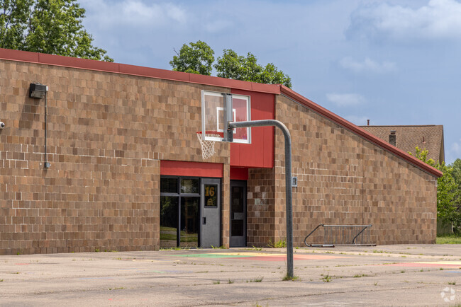 Frank E. Weiss Elementary School basketball court in the city of Trenton.