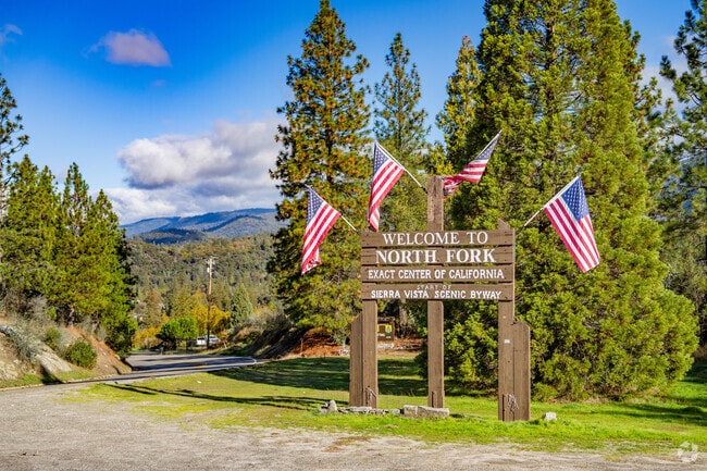 North Fork sits at the exact geographic center of California.