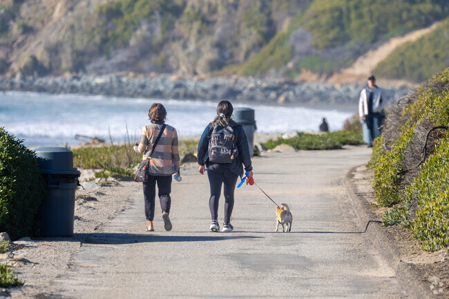 The paved Salt Creek Trail runs from the residential hills of Niguel Coast all the way to the beach.