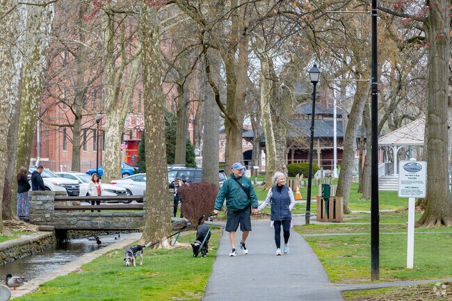 Lititz Springs Park is a perfect place for a stroll will furry friends and loved ones.
