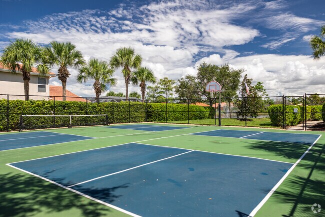 The Vines features private clubhouses with tennis and pickle ball courts.