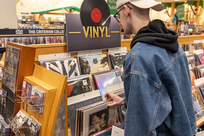 Browse the vinyl section at Barnes and Noble in Smithfield.
