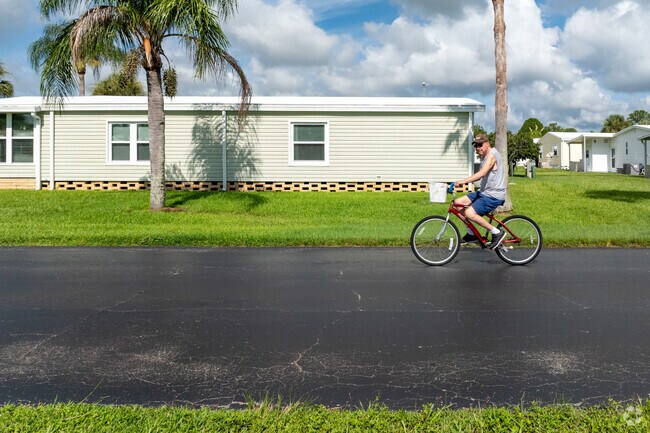 Sebring Country Estates residents like to get out for a bike ride in the mornings.