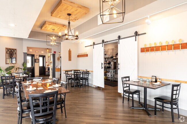 The Windmill Grille & Pizzeria is a modern take on American comfort foods.