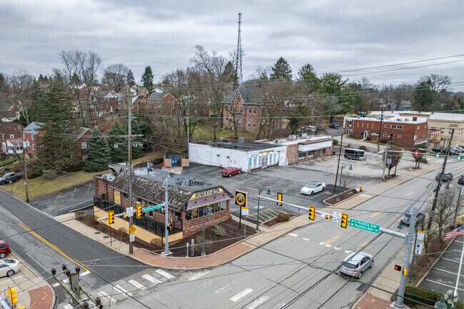 Residents can find many businesses along I-367 and Route 121