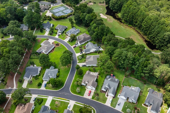 Many homes sit long the golf course in Eagle Pointe.