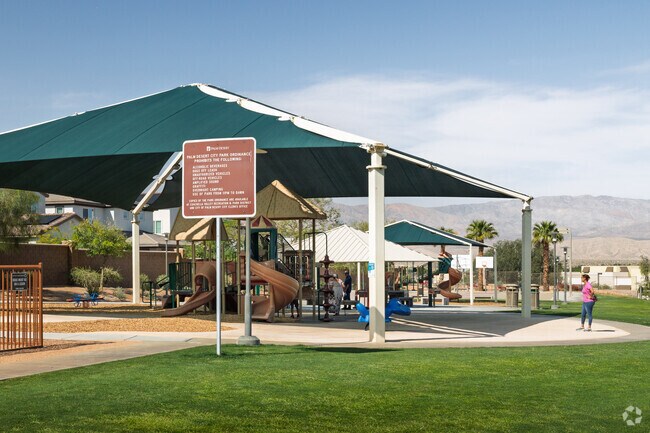 Your kids will love the playground at University Park East in Palm Desert.