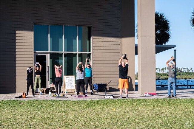 North of South Mainland, Riverside Park is popular for various community activities.
