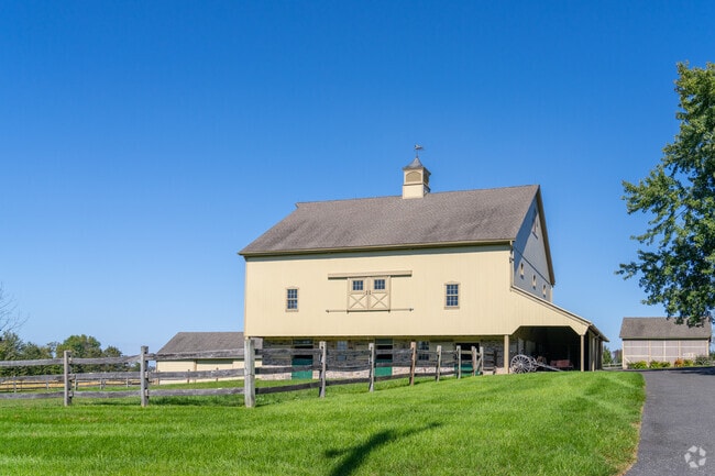 Charming farms and barns are scattered throughout Lower Salford.