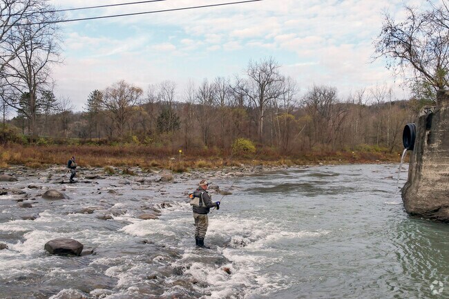 Fishing is just one of many outdoor offerings that the area provides.