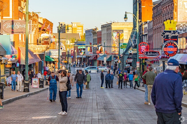 Beale Street in Downtown Memphis is one of Memphis' most popular tourist attractions.