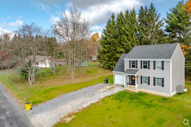 Outside of the small towns, Allegheny's homes become spread out with larger property.