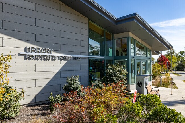 Take time to enjoy the C.C. Mellor Memorial Library in Forest Hills.