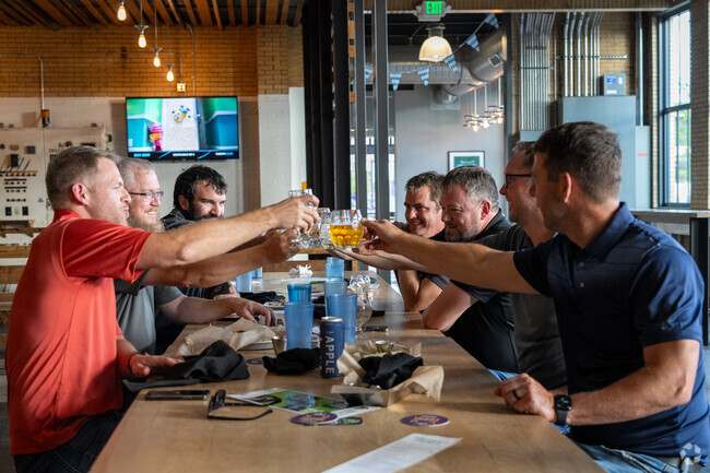 For great brews and friendly vibes, head to SingleSpeed Brewing near Neighbors Who Care.
