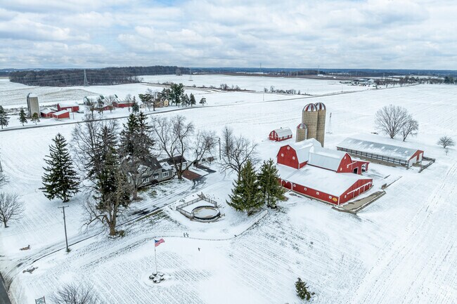 Hundreds of acres of preserved farmland make up Sparta Township.