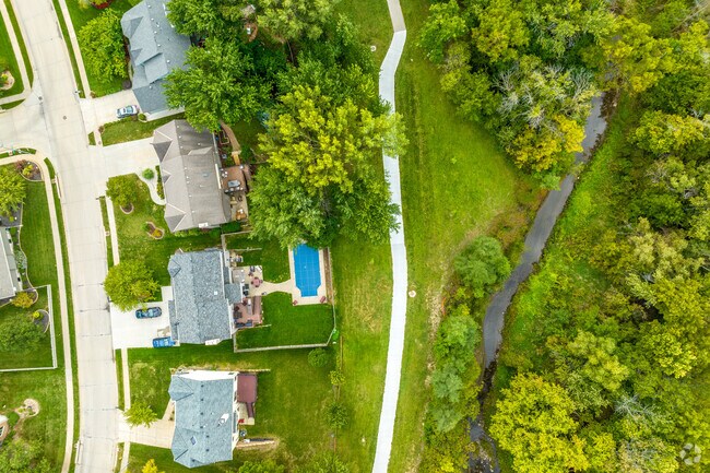 Many homes in Bent Creek have direct access to the West Papio Trail and the connected parks.