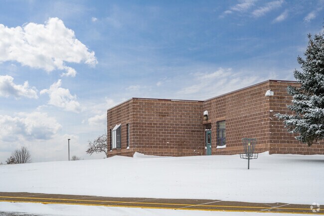 There is a disc golf course on campus at Ellsworth Middle School.