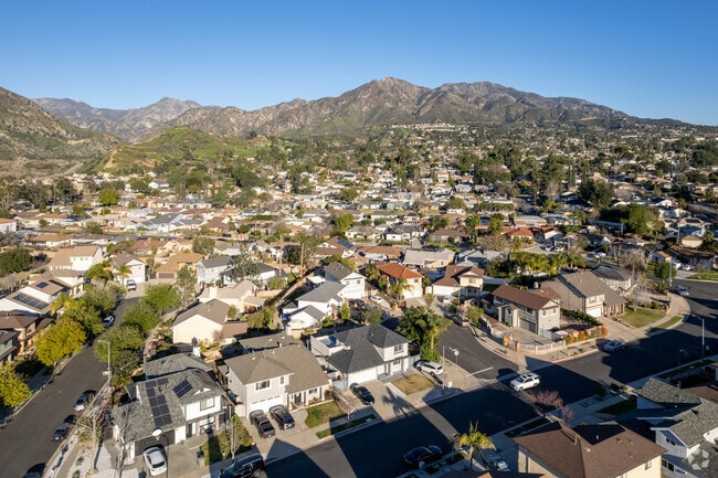 An overview of the many residential homes that run through Sunland.