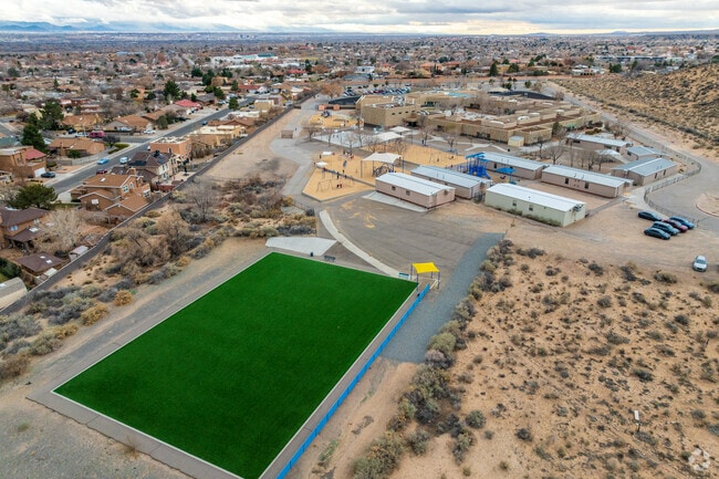 Chamiza Elementary School has a large, artificial turf field that can be used year round.