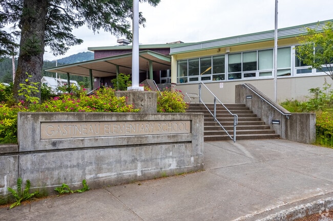 Gastineau Elementary School serves North Douglas students in kindergarten through 6th grade.