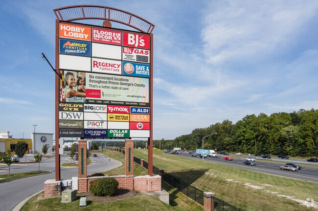 Located next to the Capitol Beltway, Ritchie Station Marketplace in Forestville is a convenient stop for shopping and dining.