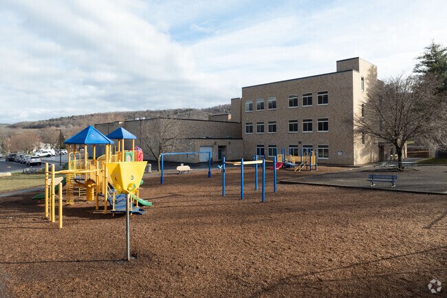 A great playground set can be found at 
Joseph B Radez Elementary School.