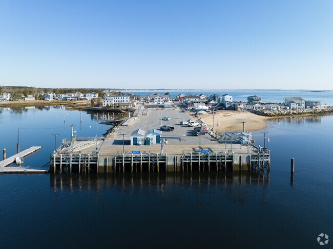 The jetty at Camp Ellis
