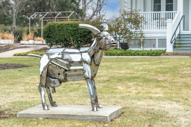 The Charles A Wustum Museum near The 9th Ward has fantastic art sculptures on its grounds.