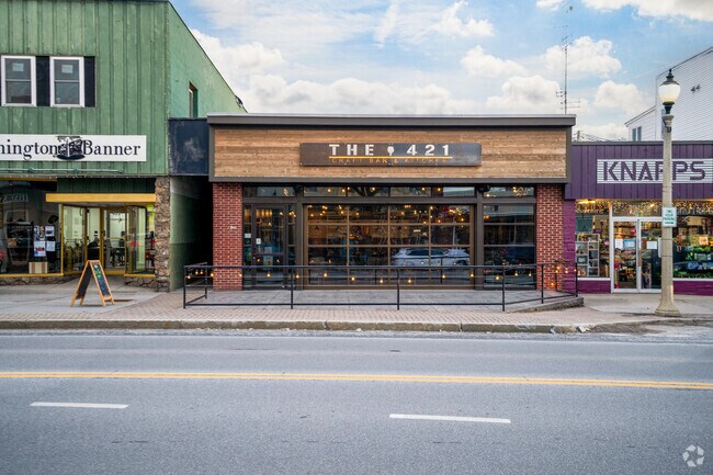 The 421 Craft Bar & Kitchen in Bennington has an outdoor patio for warm weather dining.