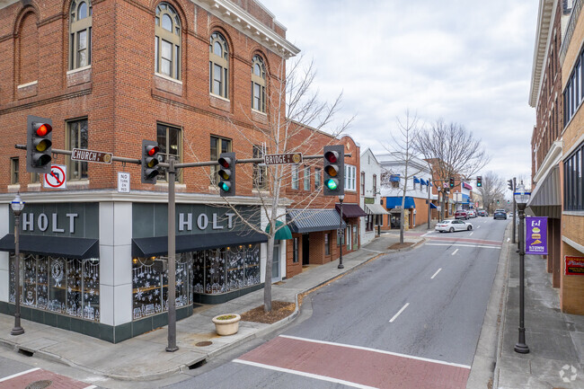 Martinsville's downtown is small and antiquated, with only a handful restaurants and shops.