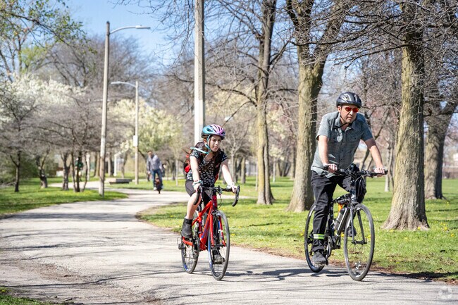 Saint Ben's residents can stay active and bike or run along the nearby trails.