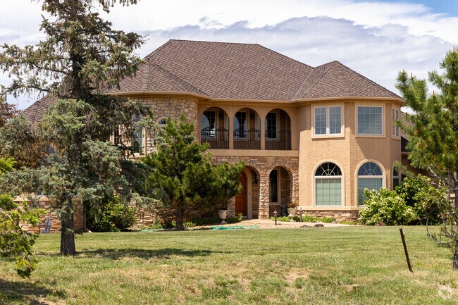 Happy Canyon has some larger, custom homes, built on large lots.