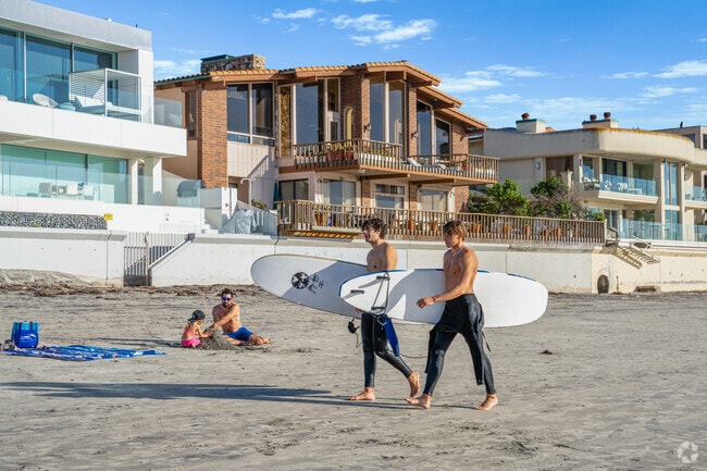 Beachfront homes in La Jolla offer unrivaled ocean views and direct access to pristine sand.