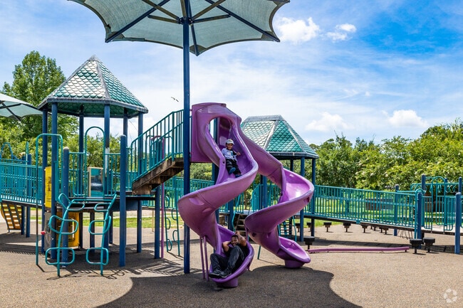 Langan Park Playground is fun for the whole family near Bellewood.