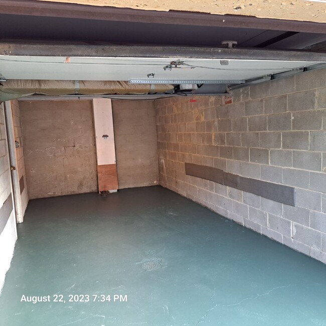 Large garage, no snow this winter