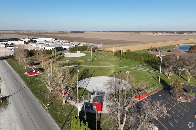 Residents of Barkley do not have to travel far to play a game of baseball.